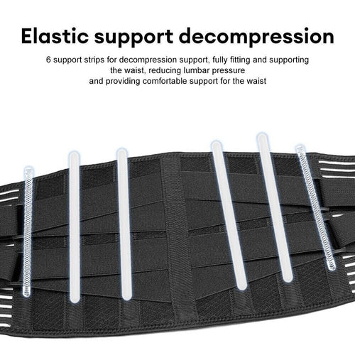 Adjustable Lower Back Brace Lumbar Support Waist Belt For Men Women